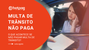 multa de trânsito não paga