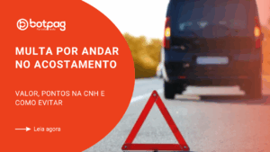 multa por andar no acostamento