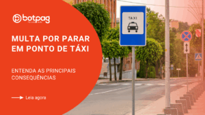 multa por parar em ponto de táxi
