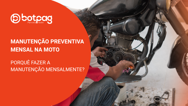 Manutenção Preventiva mensal na moto