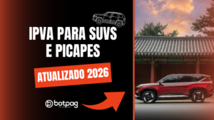 IPVA 2026 para SUVs e Picapes